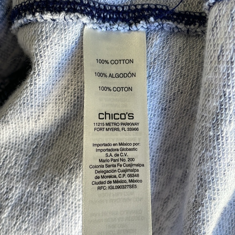 Chico’s Seamed Spacedye Jacket - Picture 7 of 8